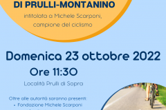 Inaugurazione della pista ciclabile di Prulli - Montanino